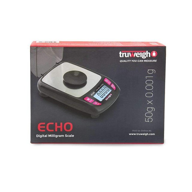 TRUWEIGH ECHO DIGITAL SCALE 50G X 0.001G BLACK