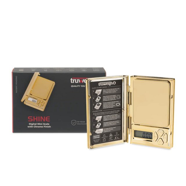 TRUWEIGH SHINE DIGITAL SCALE 100G X 0.01G GOLD
