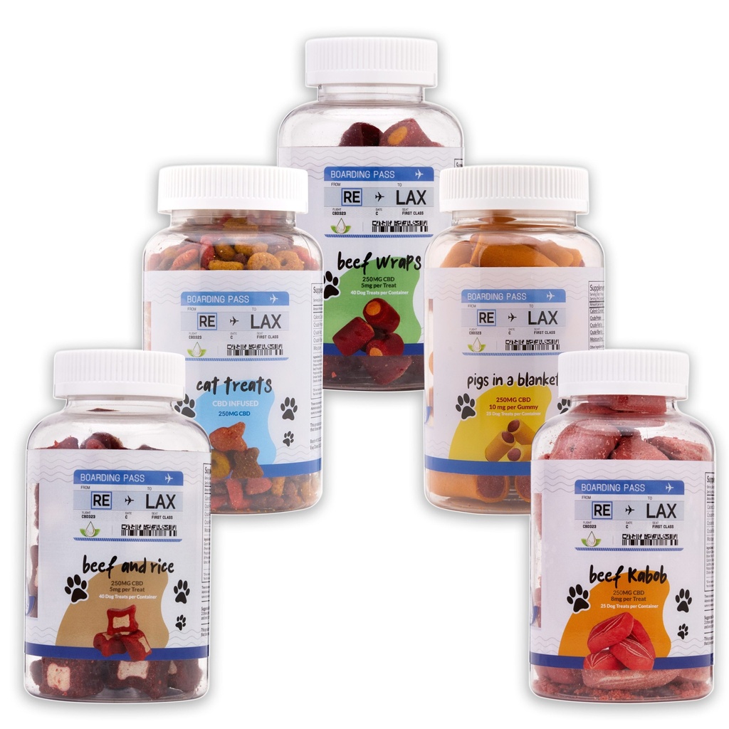 RE-LAX 250MG CBD PET TREATS