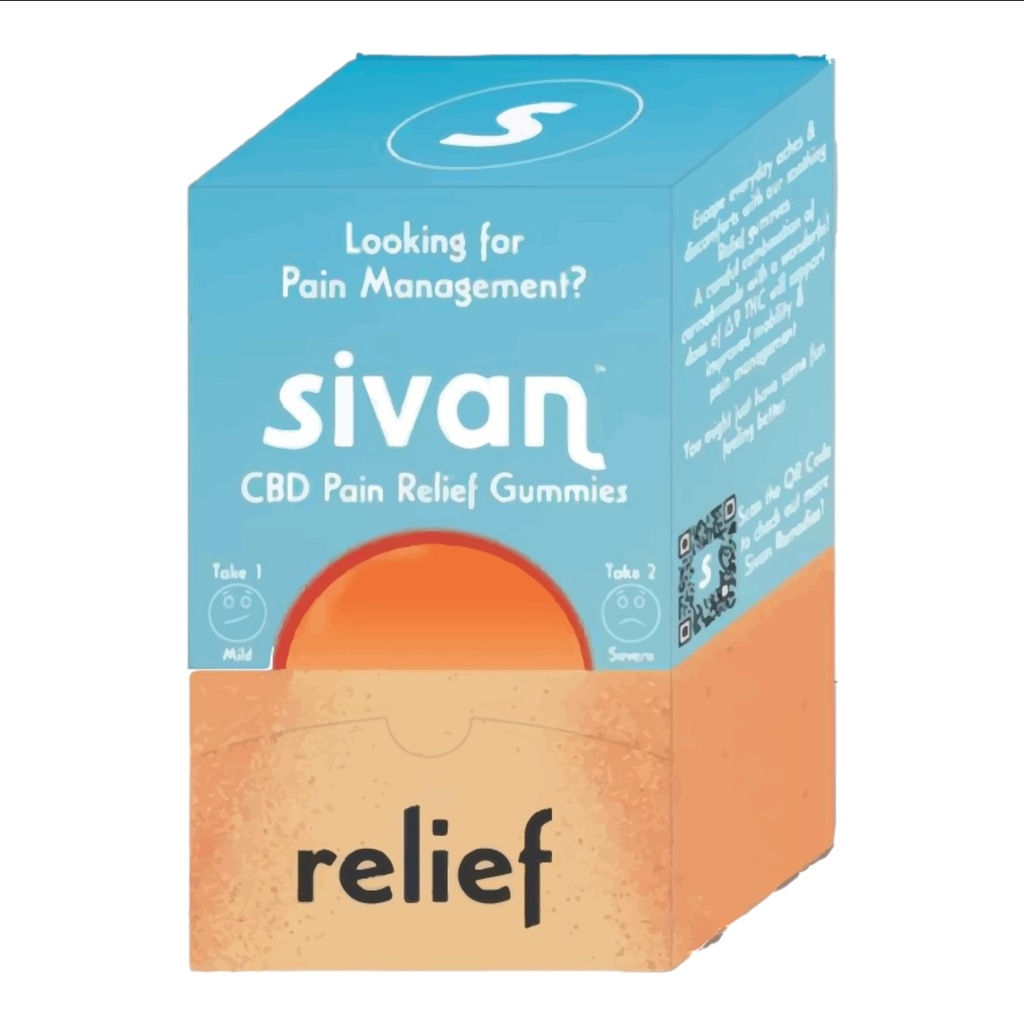 SIVAN 125MG FULL SPECTRUM CBD GUMMIES 5CT BOX OF 10