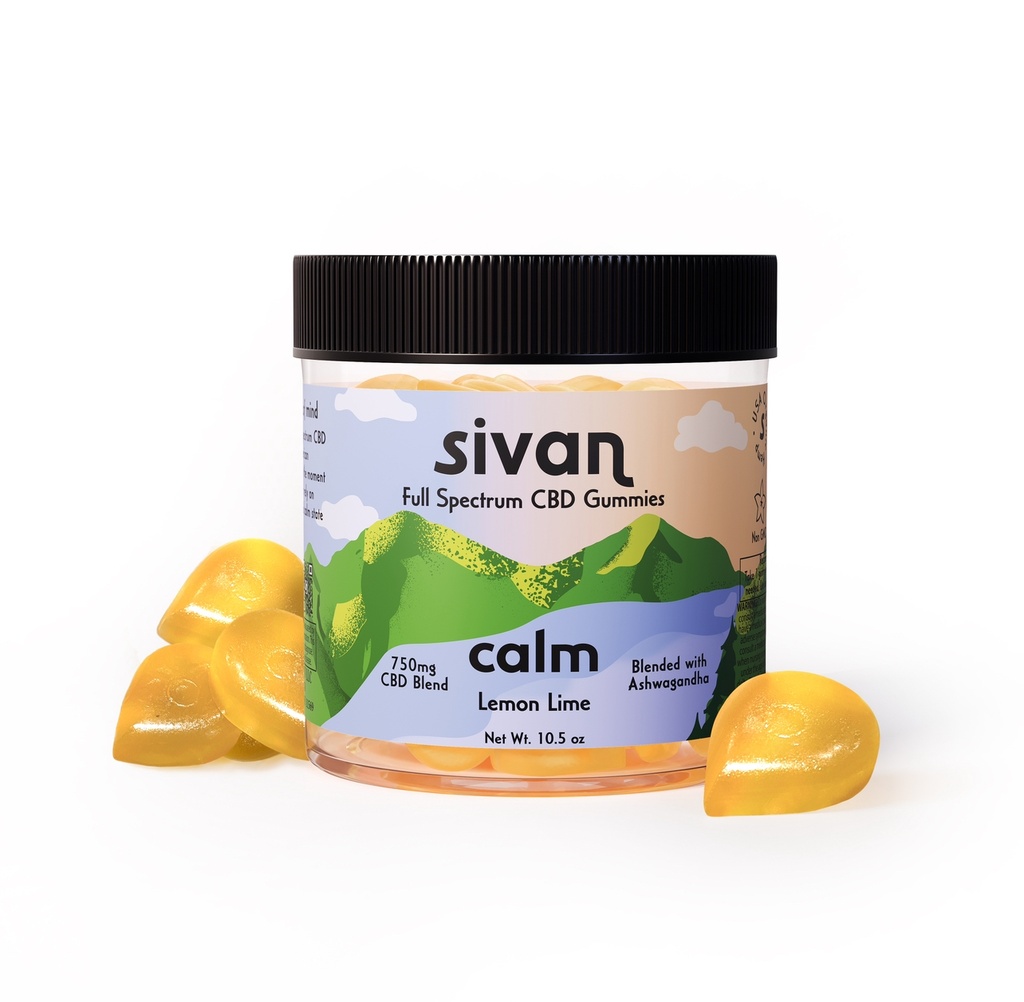 SIVAN 750MG FULL SPECTRUM CBD GUMMIES 30CT JAR