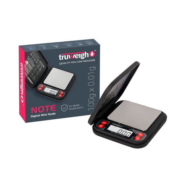 TRUWEIGH DIGITAL NOTE SCALE 100G X 0.01G BLACK