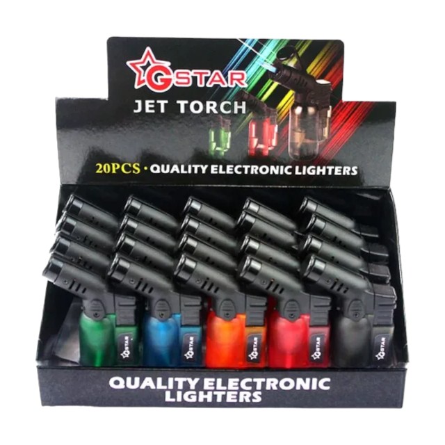GSTAR JET TORCH LIGHTER MATTE FINISH #93113 BOX OF 20