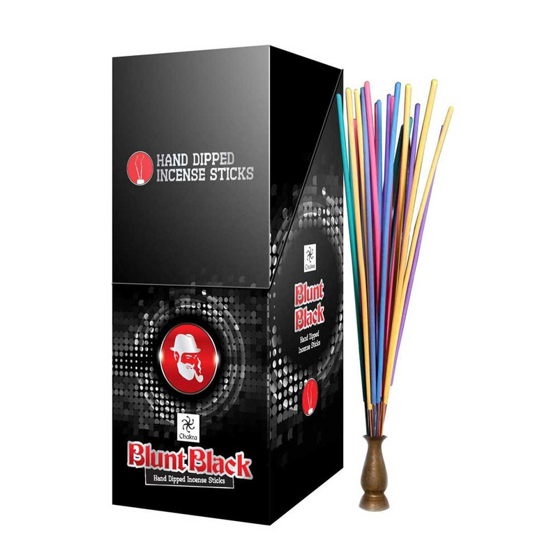 BLUNT BLACK JUMBO HAND DIPPED INCENSE STICKS BOX OF 24