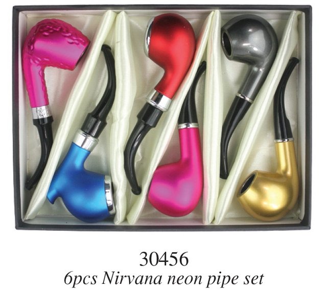 NIRVANA METAL WOOD PIPE GS 30456 BOX OF 6