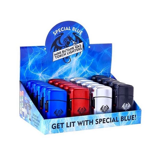 SPECIAL BLUE CLASSIC METAL LIGHTER #LT103 BOX OF 20