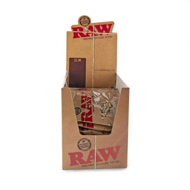 RAW CELLULOSE FILTERS SLIM 200CT BOX OF 30