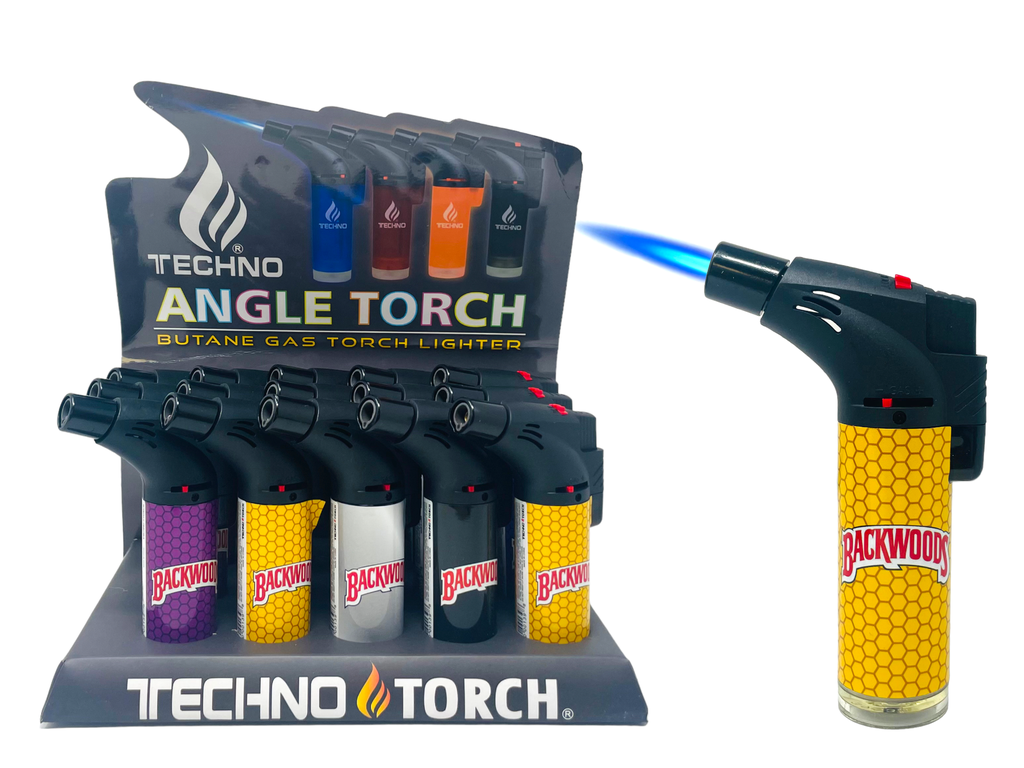 TECHNO TORCH #78139-BWM1 BACKWOODS HONEYCOMB TORCH LIGHTER BOX OF 15
