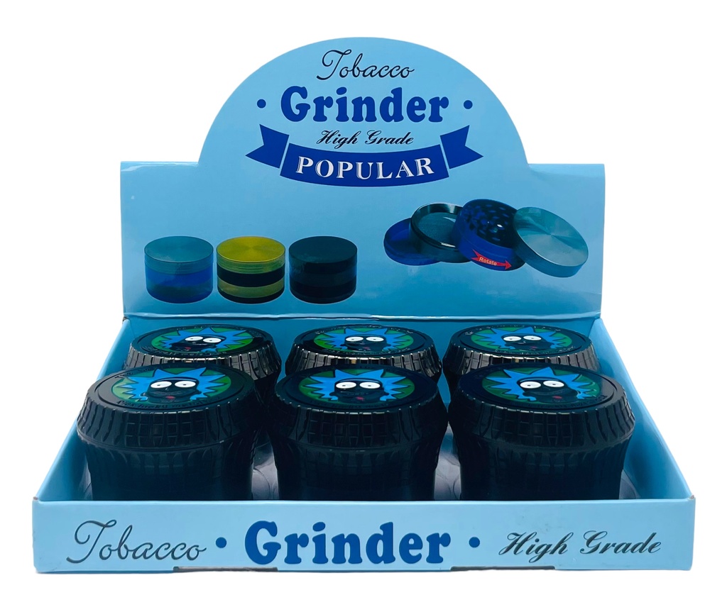 TOBACCO GRINDER 4 PARTS #MD133DY-1KT BOX OF 6