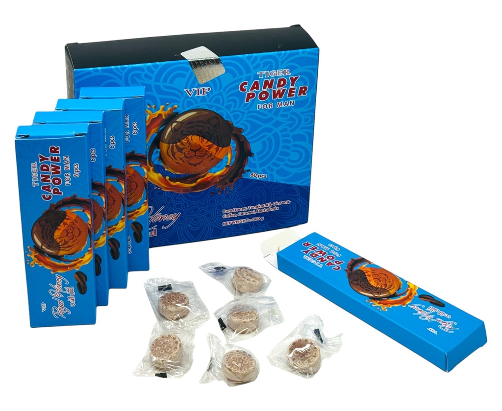 VIP ROYAL HONEY TIGER CANDY POWER 6CT BOX OF 10