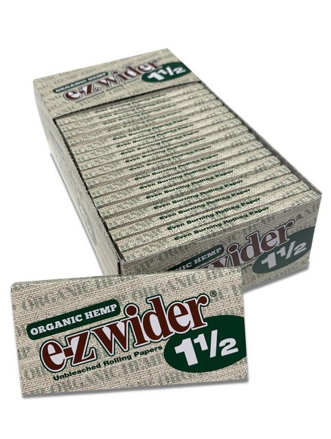 EZ WIDER ORGANIC HEMP PAPERS BOX OF 24