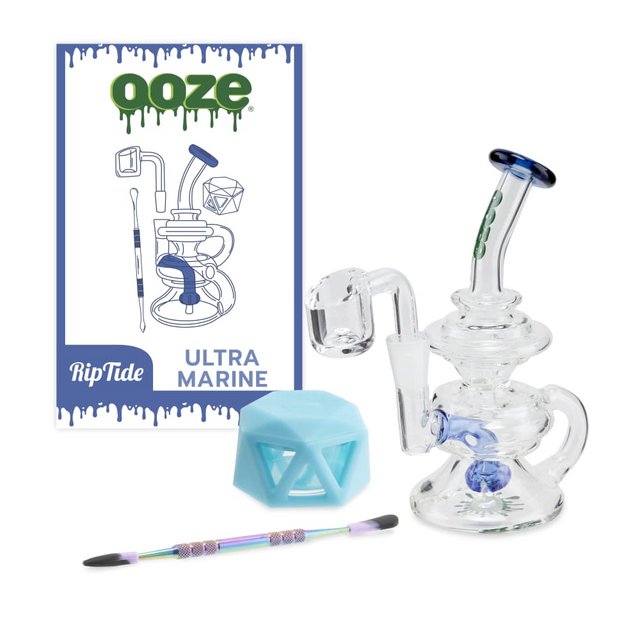 OOZE RIP TIDE MINI RECYCLER DAB RIG
