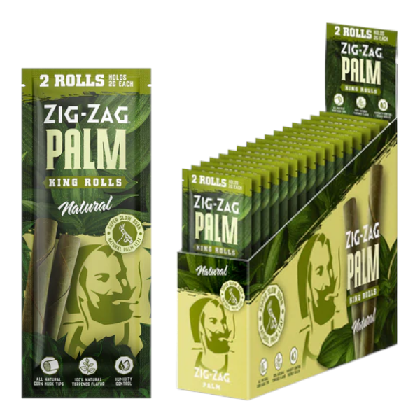 ZIG ZAG PALM KING ROLLS 2CT BOX OF 15