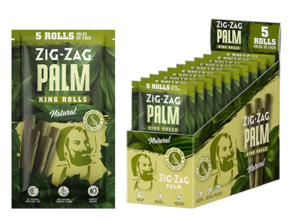 ZIG ZAG PALM KING ROLLS 5CT BOX OF 15