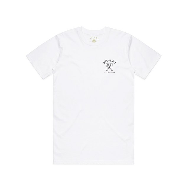 ZIG ZAG QUALITE SUPERIEURE WHITE T-SHIRT