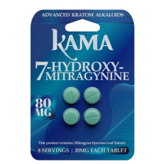 KAMA 20MG 7-HYDROXY KRATOM BLISTER CAPSULES 4CT