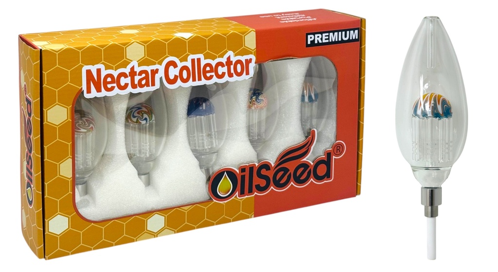 OILSEED WIG WAG GLASS BULB NECTAR COLLECTOR KIT BOX OF 5