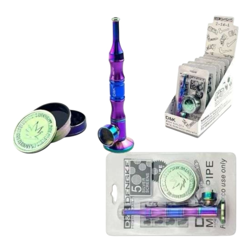 D&K DENGKE DK8827CH 2 IN 1 METAL PIPE & GRINDER 6CT