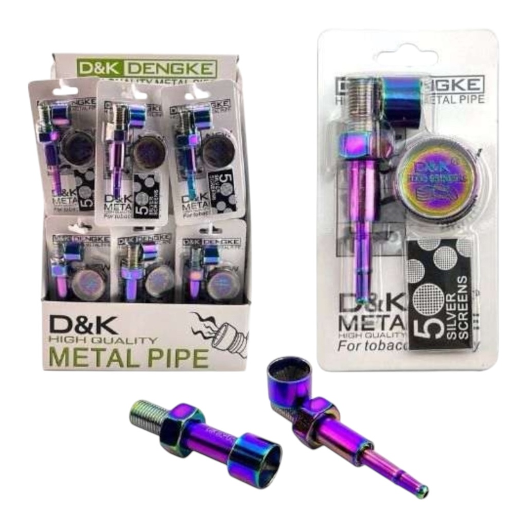 D&K DENGKE DK8205BA RAINBOW 3 IN 1 SMOKING SET 24CT