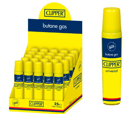 CLIPPER MINI BUTANE GAS 16ML BOX OF 25