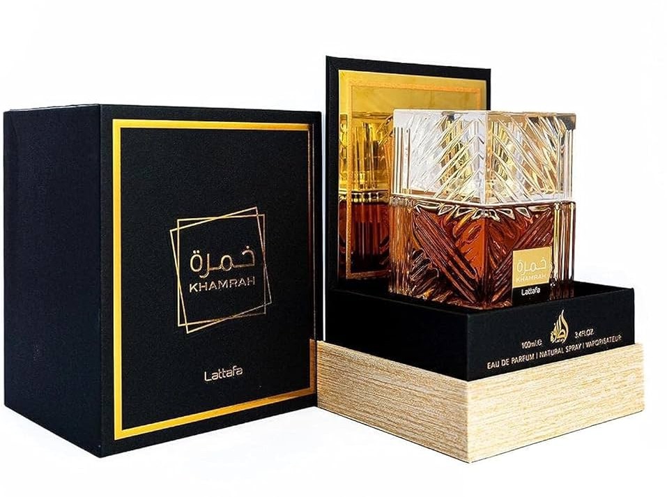 LATTAFA KHAMRAH EAU DE PARFUM 3.4OZ