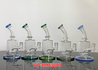 GLASS WATER PIPE 8" #WP-BH65001 ASSORTED COLORS