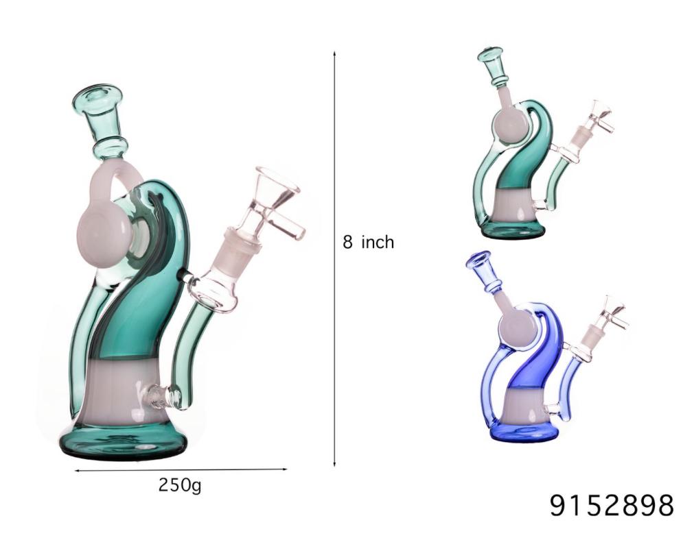 GLASS WATER PIPE #9152898 BG1429 ASSORTED COLORS