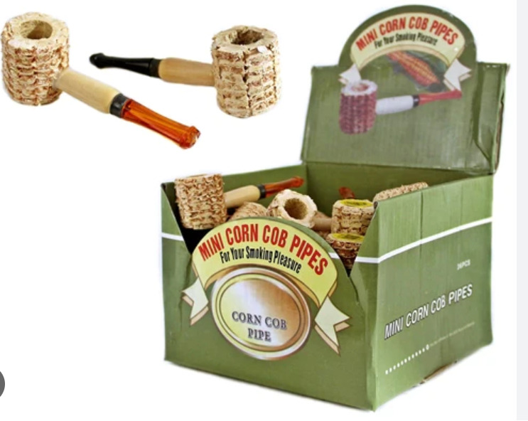MINI CORN COB PIPES #SCP24002 BOX OF 36