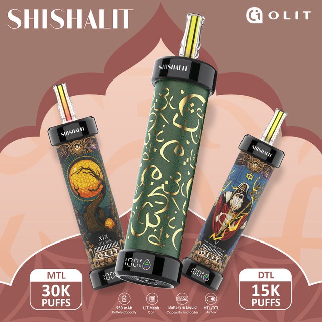 OLIT SHISHALIT 3.5MG DISPOSABLE 30000 PUFFS BOX OF 5