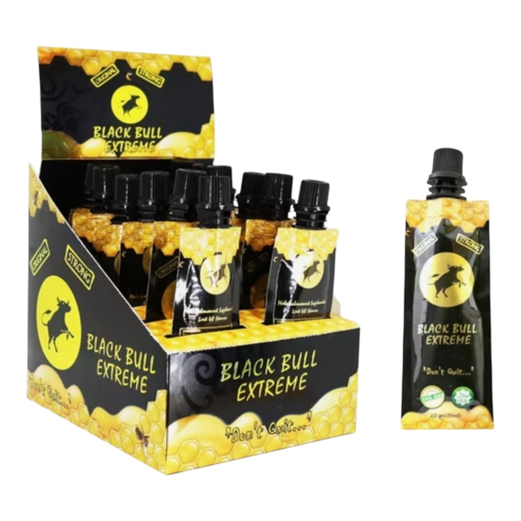 BLACK BULL SENSUAL ENHANCEMENT HONEY 22G BOX OF 12