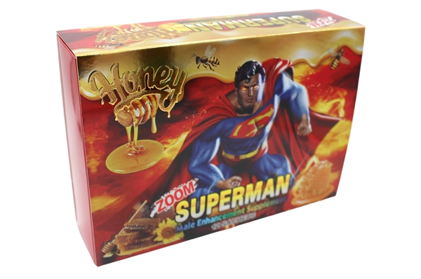 SUPERMAN ENHANCMENT HONEY BOX OF 12