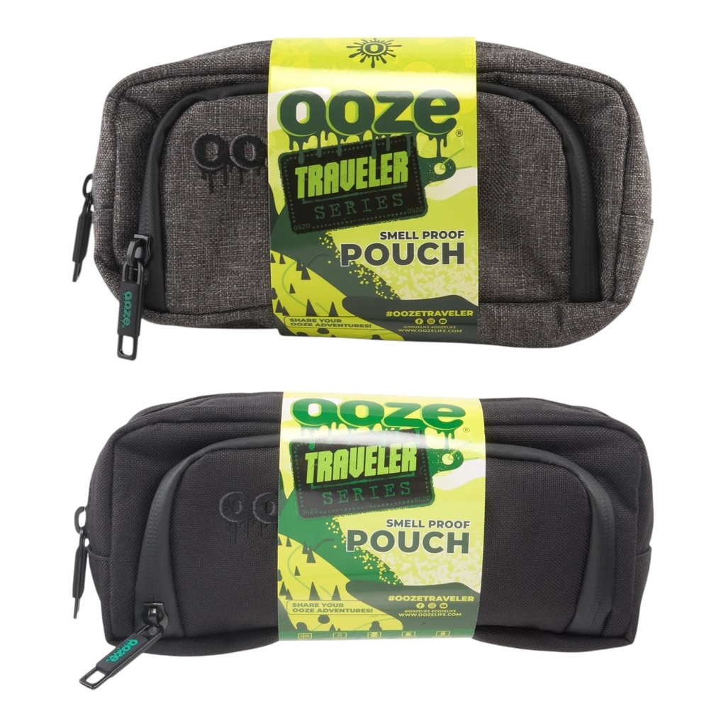 OOZE TRAVELER SERIES SMELL PROOF PIN BAG ASSORTED COLORS