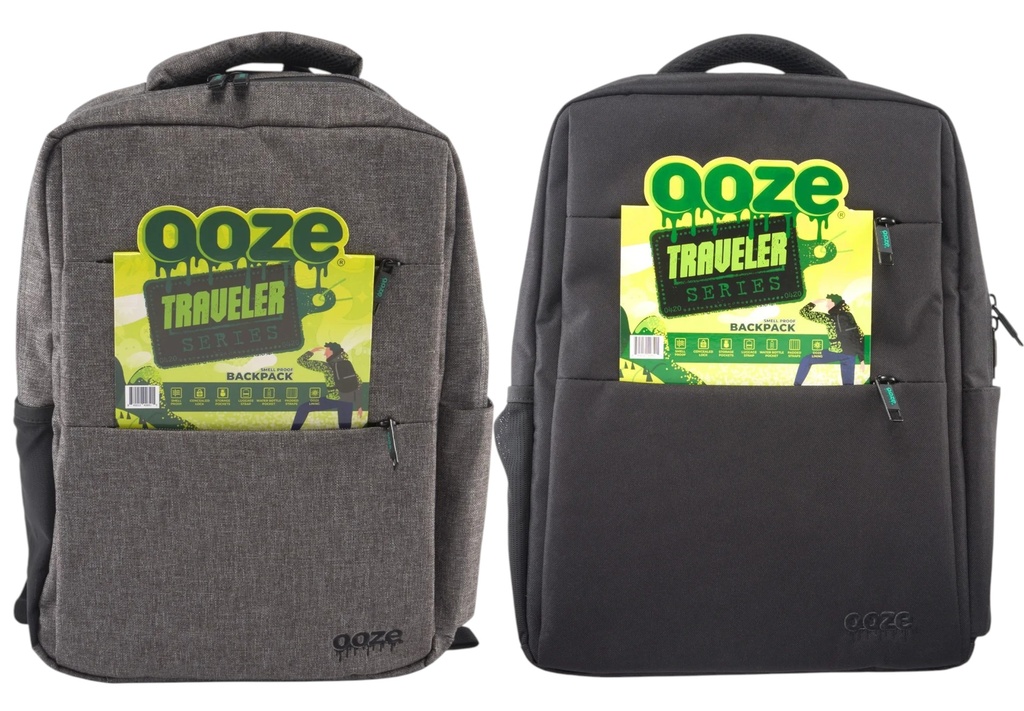 OOZE TRAVELER SERIES SMELL PROOF BACKPACK ASSORTED COLORS