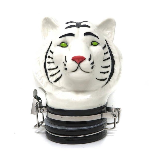 CONTAINED ART PORCELAIN JAR TIGER 250ML