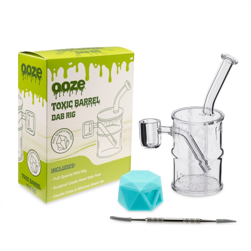 OOZE TOXIC BARREL MINI DAB RIG