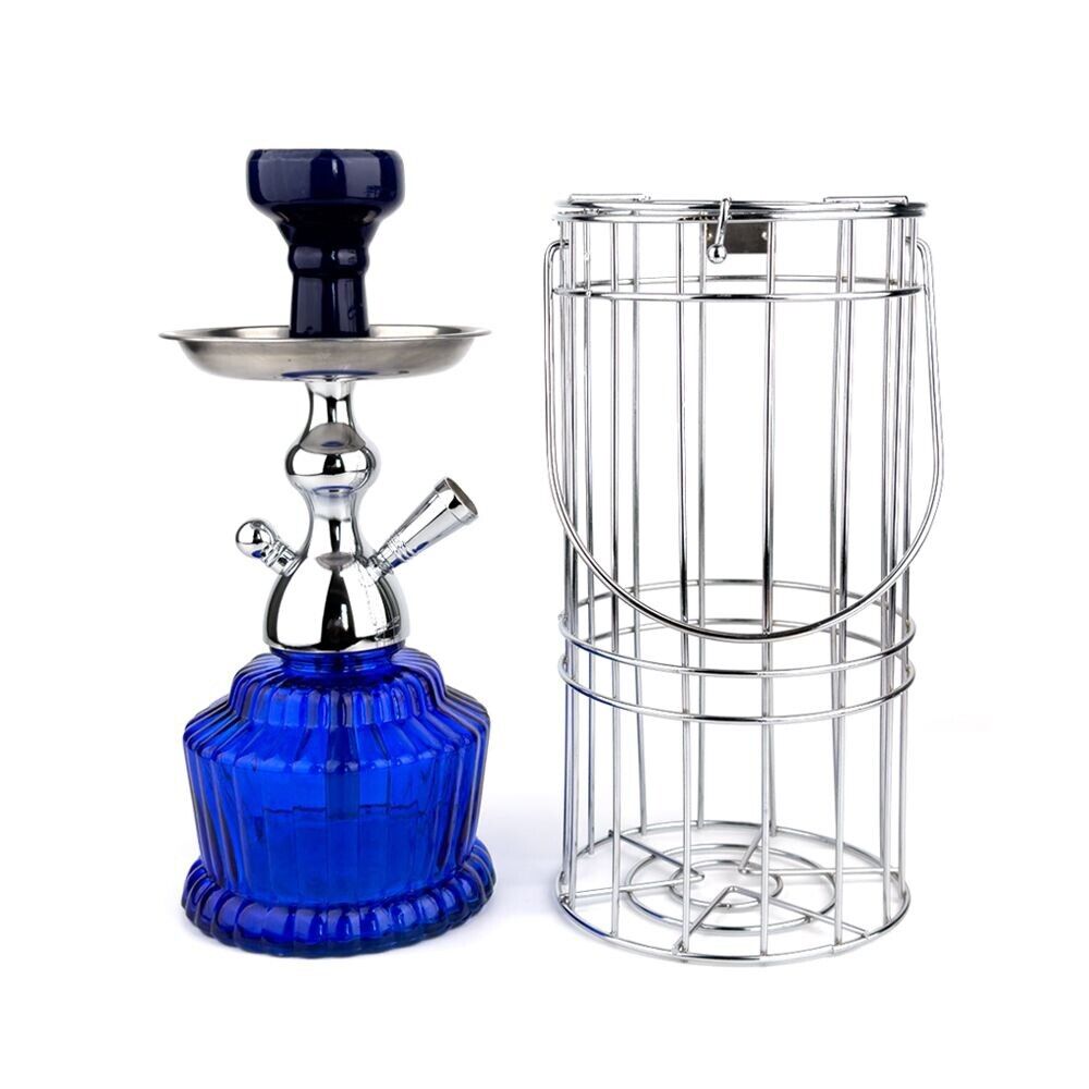 FANCY HOOKAH IN CAGE ASSORTED COLORS