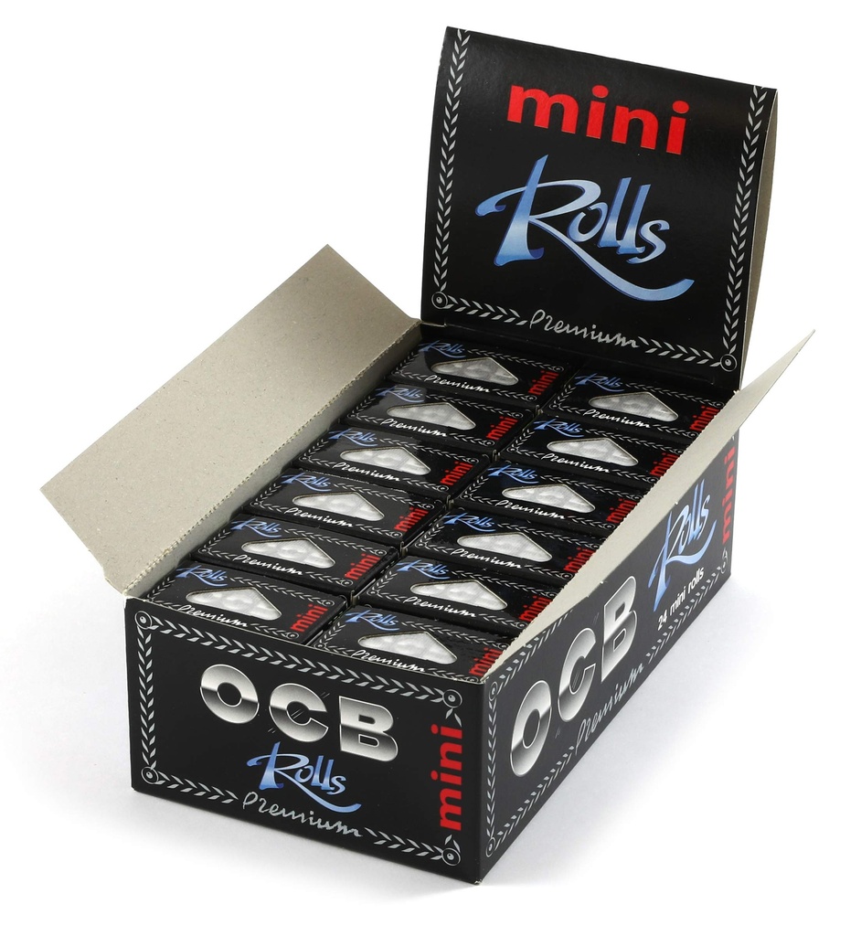 OCB PREMIUM MINI PAPER ROLLS BOX OF 24