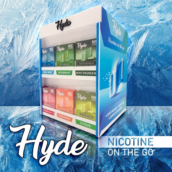 HYDE NIC STRIPS PRE-FILLED 30CT DISPLAY