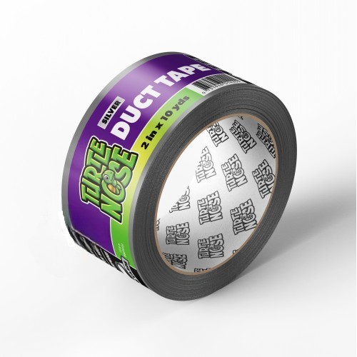 TURTLE NOSE SILVER DUCT TAPE 2" X 10YDS BOX OF 6