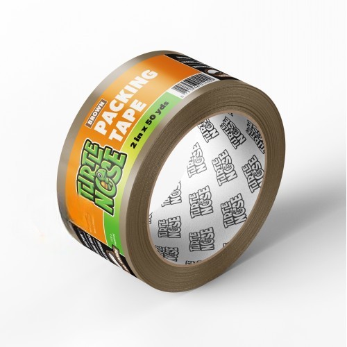 TURTLE NOSE BROWN PACKING TAPE 2" X 50YDS BOX OF 6