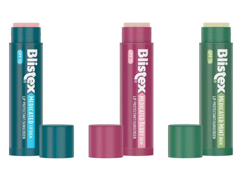 BLISTEX MEDICATED MOISTURE LIP BALM MIXED FLAVORS 72CT JAR