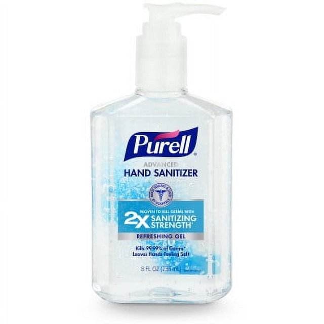 PURELL ADVANCED HAND SANITIZER REFRESHING GEL 8OZ