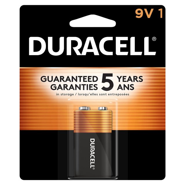 DURACELL 9V BATTERIES 1CT BOX OF 12