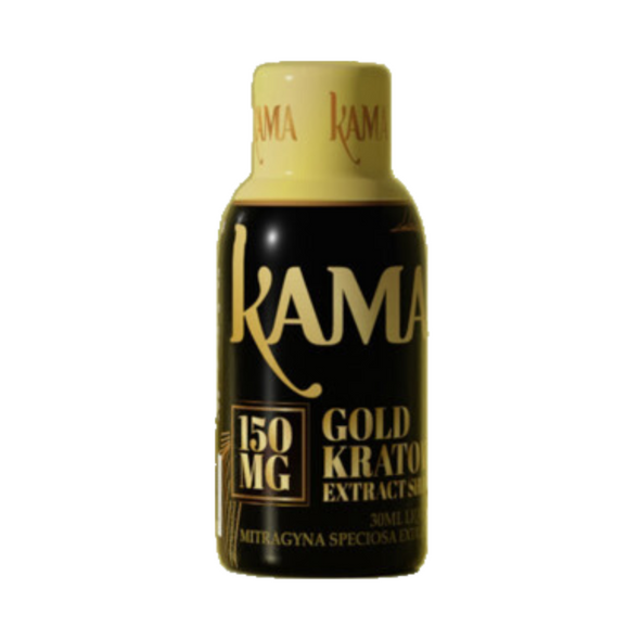 KAMA 150MG GOLD KRATOM EXTRACT SHOTS BOX OF 12