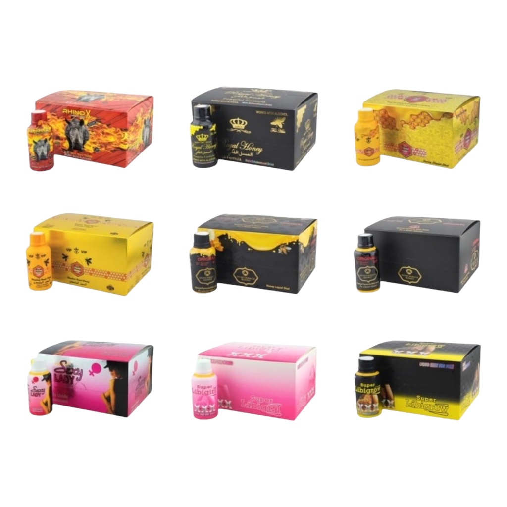 HONEY ENHANCEMENT SHOTS BOX OF 12