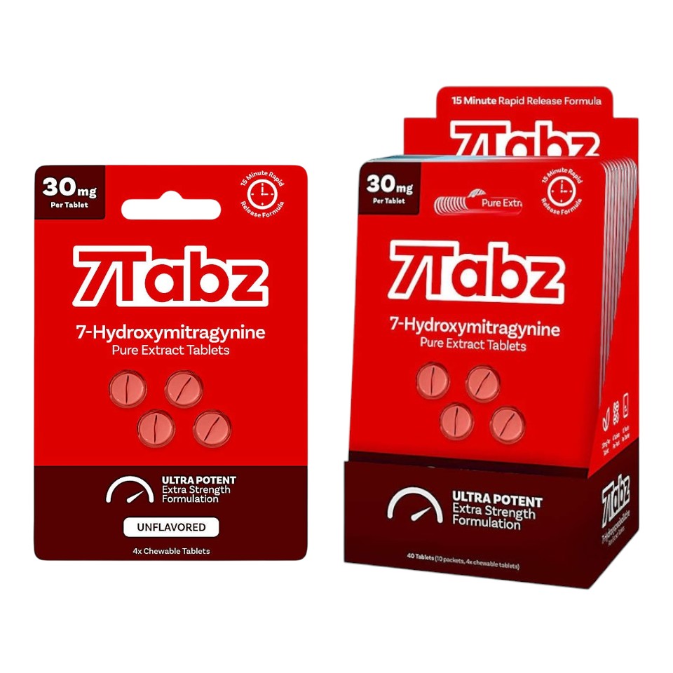 7TABZ 30MG 7-HYDROXY EXTRA STRENGTH KRATOM BLISTER CAPSULES 4CT