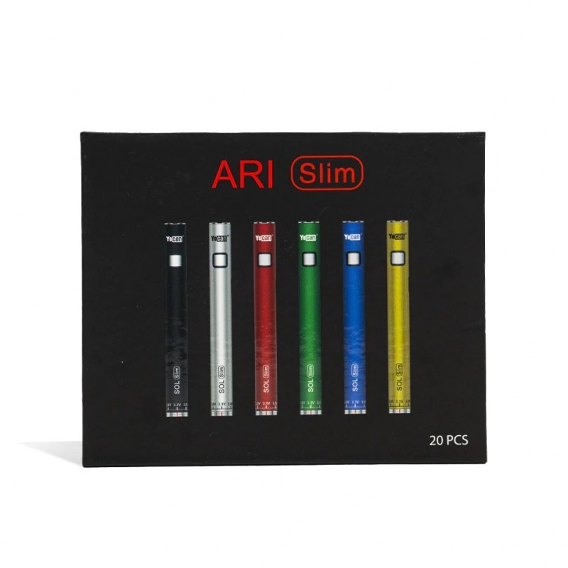 YOCAN ARI SLIM VAPE PEN BATTERY BOX OF 20
