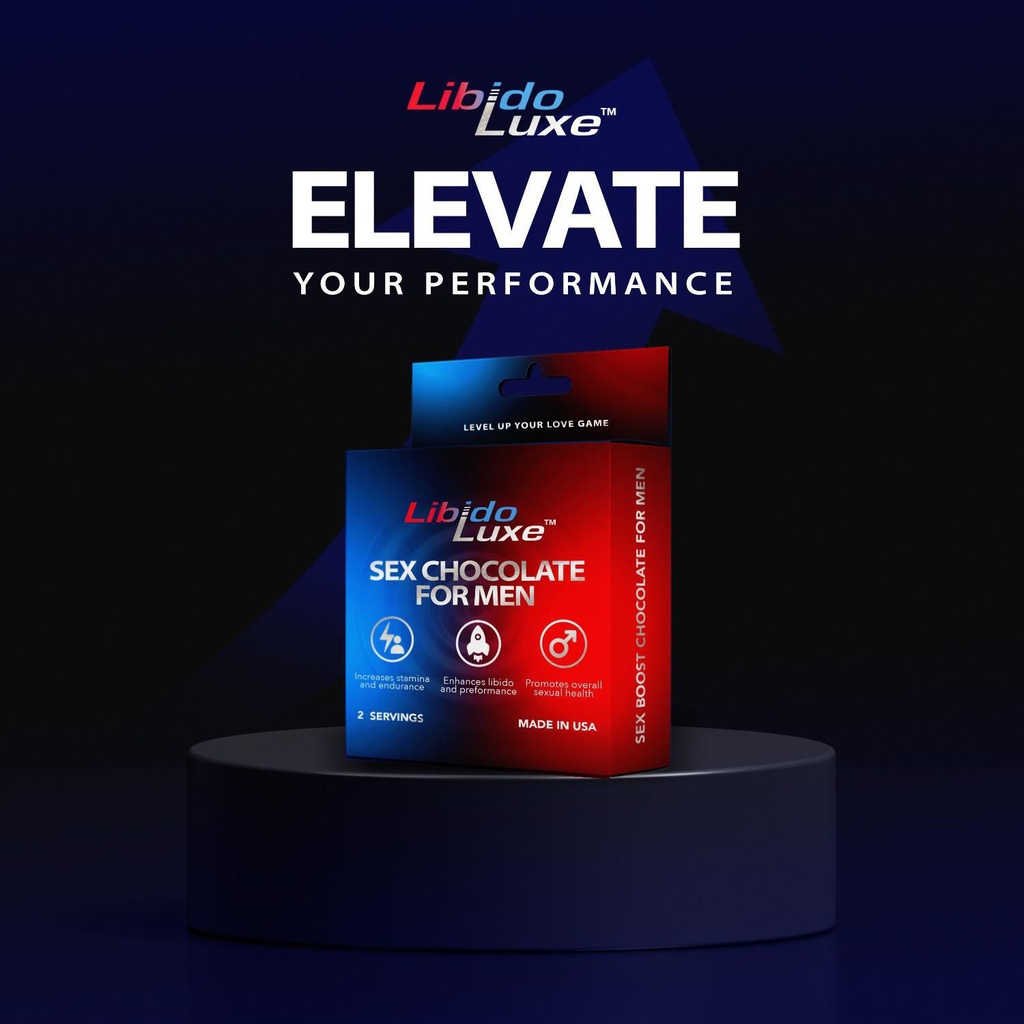 LIBIDO LUXE SEX CHOCALTLE FOR MEN 2CT BOX OF 12