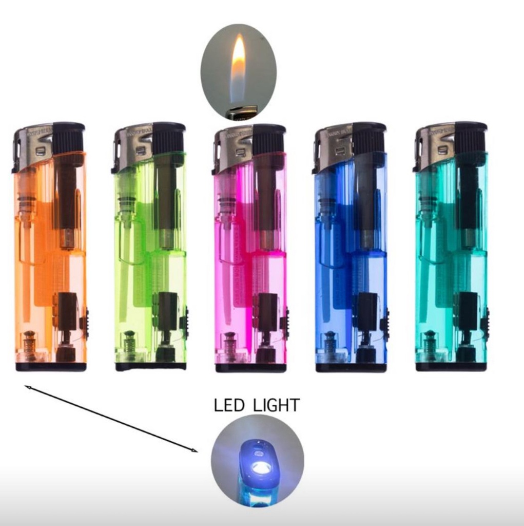 ANGRY BULL LED FLASH LIGHT LIGHTER BOX OF 50