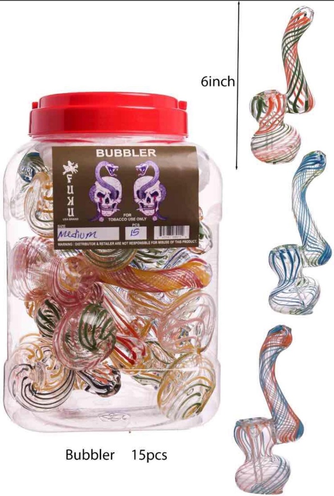 MINI BUBBLER MIX COLOR 25CT JAR